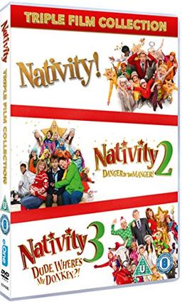 Nativity Triple (Nativity!/Nativity 2: Danger in the Manger/Nativity 3: Dude, Where's My Donkey?!) [DVD] [2015] [UK Import]