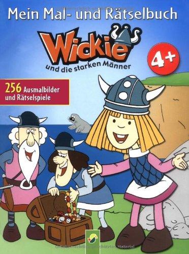 Mein Mal- und Rätselbuch Wickie. Ab 4 Jahren: 265 Ausmalbilder und Rätselspiele