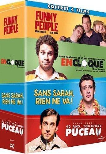 Coffret apatow : 40 ans toujours puceau ; funny people ; en cloque mode d'emploi ; sans sarah rien ne va [FR Import]