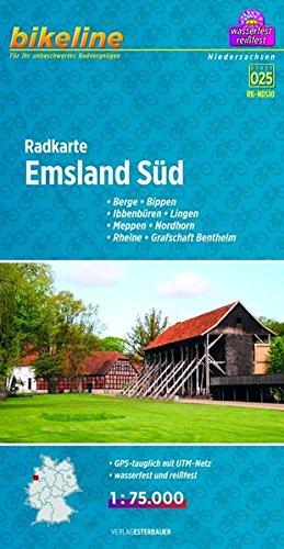 Bikeline Radkarte Emsland Süd (NDS10) 1 : 75 000