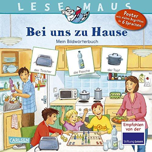 LESEMAUS 203: Bei uns zu Hause: Mein Bildwörterbuch