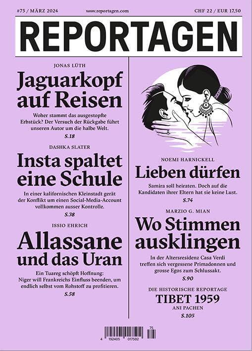 Reportagen #75: Das unabhängige Magazin für erzählte Gegenwart