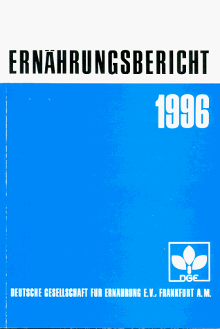 Ernährungsbericht 1996