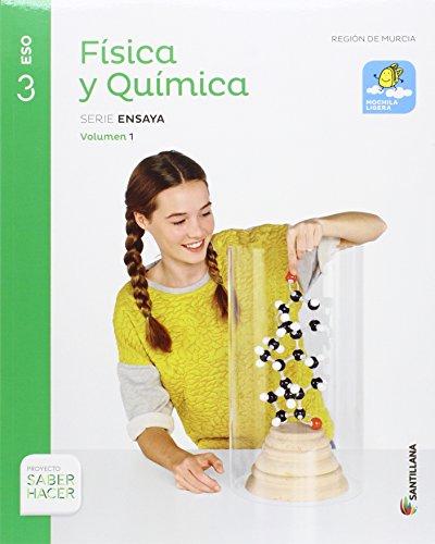 FÍSICA Y QUÍMICA MOCHILA LIGERA SERIE ENSAYA 3 ESO SABER HACER