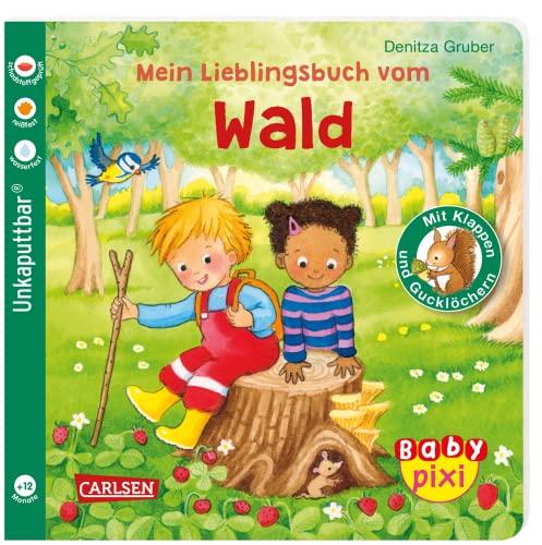 Baby Pixi (unkaputtbar) 129: Mein Lieblingsbuch vom Wald: Ein Baby-Buch mit Klappen und Gucklöchern ab 1 Jahr (129)