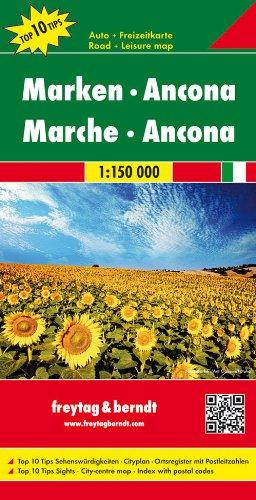 Freytag Berndt Autokarten, Marken - Ancona, Top 10 Tips - Maßstab 1:150.000 (freytag & berndt Auto + Freizeitkarten)