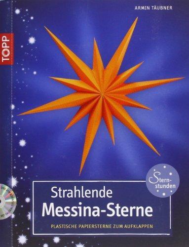 Strahlende Messina-Sterne: Plastische Papiersterne zum Aufklappen