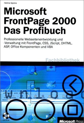 Microsoft Frontpage 2000, m. CD-ROM