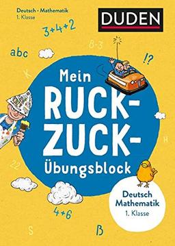 Mein Ruckzuck-Übungsblock Deutsch/Mathe 1. Klasse