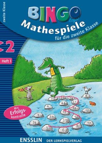 Mathespiele 2, Heft 1: Mit Erfolgskontrolle. Für die zweite Klasse. Spielend Mathe im Zahlenraum bis 100