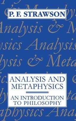 Analysis and Metaphysics: An Introduction to Philosophy