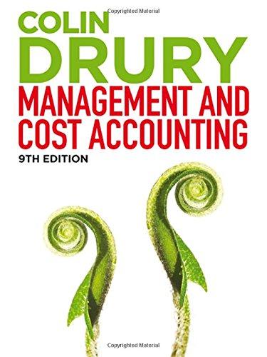 Management and Cost Accounting