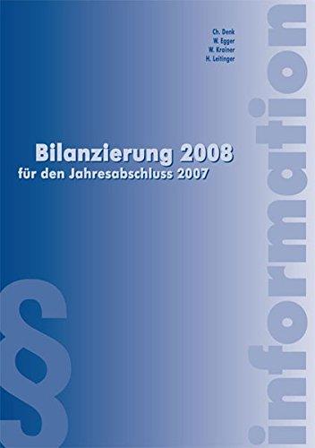 Bilanzierung 2008: für den Jahresabschluss 2007