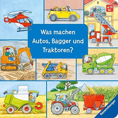 Was machen Autos, Bagger und Traktoren?