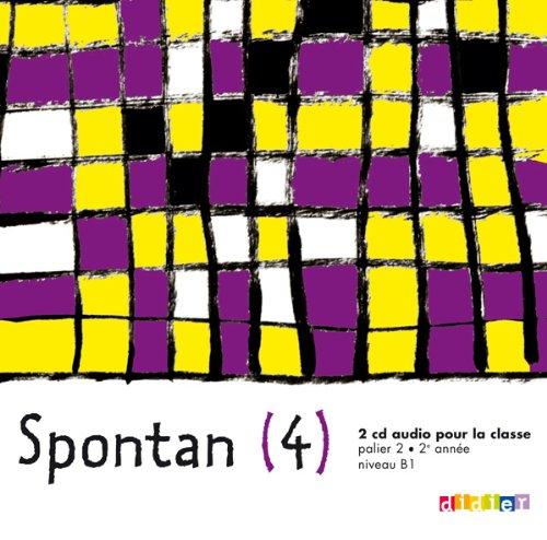 Spontan 4, allemand, palier 2, 2e année, niveau B1 : 2 CD audio pour la classe