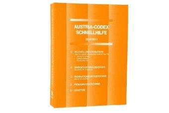 Austria-Codex, Schnellhilfe 2010/2011