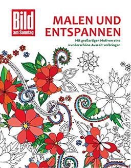 Malen und entspannen: Das Bild am Sonntag-Malbuch: Mit großartigen Motiven eine wunderschöne Auszeit verbringen (Malbuch für Erwachsene)