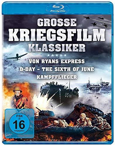 Große Kriegsfilm-Klassiker  - Von Ryans Express, D-Day – The Sixth of June, Kampfflieger [Blu-ray]