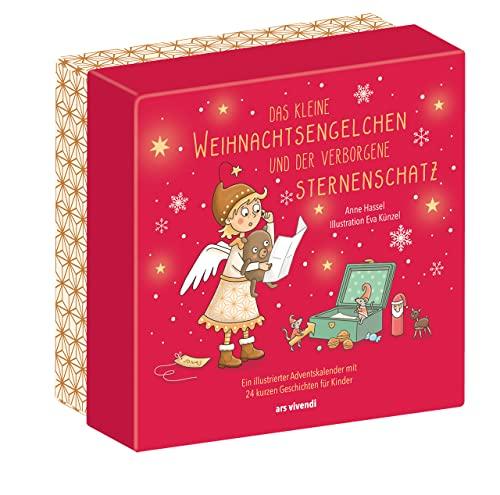 Das kleine Weihnachtsengelchen und der verborgene Sternenschatz: Kinder-Adventskalender mit 24 kurzen Geschichten für Kinder ab 3 Jahren zum Lesen und Vorlesen