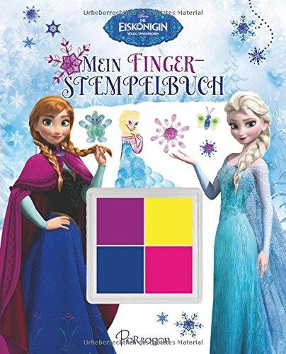 Disney Die Eiskönigin Mein Fingerstempelbuch: Mit 4 zauberhaften Fingerfarben