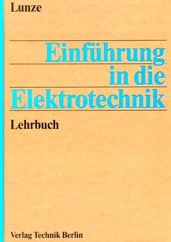 Einführung in die Elektrotechnik, Lehrbuch