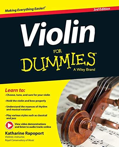 Violin For Dummies - 3rd Edition (Book & Audio Online): Noten, Lehrmaterial, Download für Violine