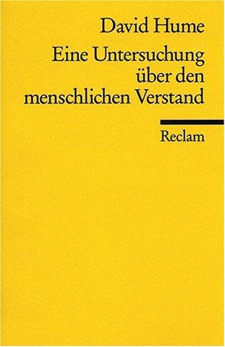 Universal-Bibliothek Nr. 5489: Eine Untersuchung über den menschlichen Verstand