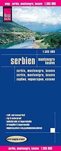 Reise Know-How Landkarte Serbien, Montenegro, Kosovo (1:385.000): world mapping project