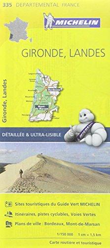 Carte Gironde, Landes Michelin