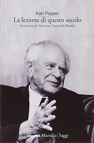 La lezione di questo secolo. Intervista sul '900 con Giancarlo Bosetti