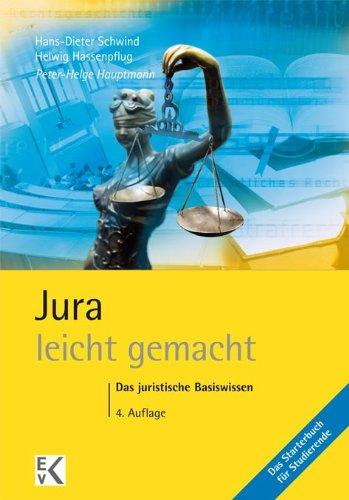 Jura - leicht gemacht: Das juristische Basiswissen