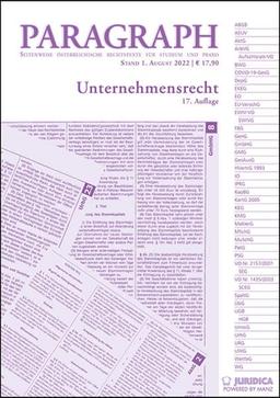 Paragraph - Unternehmensrecht (Edition Juridica)