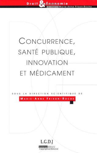 Concurrence, santé publique, innovation et médicament