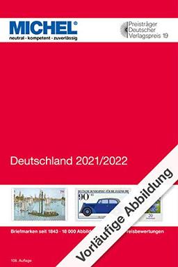 Deutschland 2021/2022 mit Wasserzeichentafel