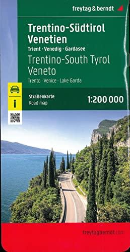 Trentino-Südtirol - Venetien, Straßen- und Freizeitkarte 1:200.000, freytag & berndt: Trient - Venedig - Gardasee (freytag & berndt Auto + Freizeitkarten)