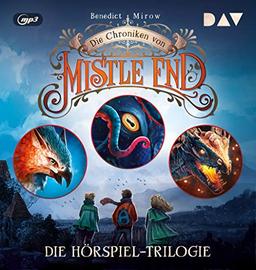 Die Chroniken von Mistle End – Die Hörspiel-Trilogie (Teil 1–3): Hörspiele mit Jona Mues, Berno von Cramm u.v.a. (4 mp3-CDs)