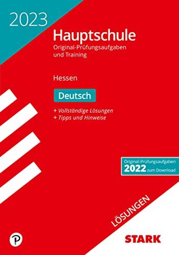 STARK Lösungen zu Original-Prüfungen und Training Hauptschule 2023 - Deutsch - Hessen