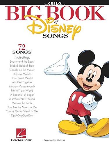 The Big Book Of Disney Songs - Cello: Songbook für Cello