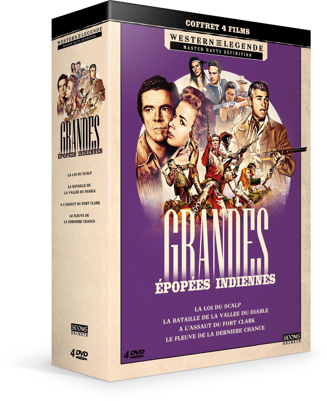 Grandes épopées indiennes - coffret 4 films [FR Import]