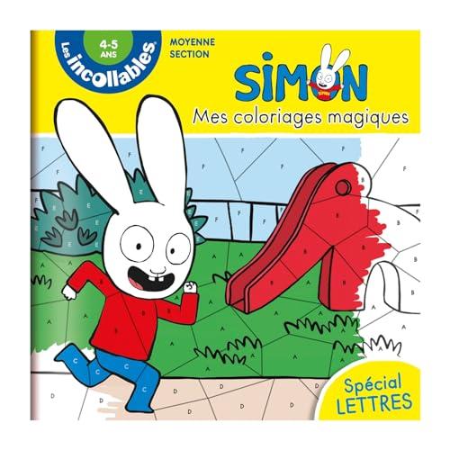 Simon, mes coloriages magiques, 4-5 ans, moyenne section : spécial lettres