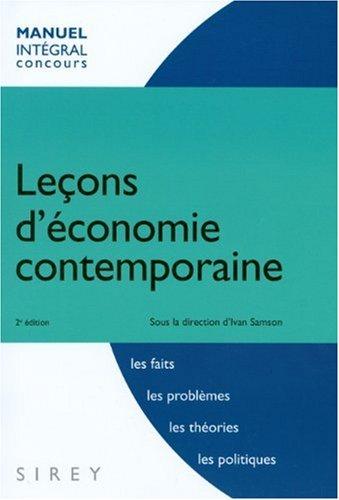 L'économie contemporaine en 10 leçons