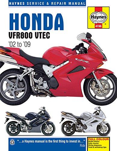 Honda VFR800 V-Tec V-Fours (Haynes Service and Repair Manual)