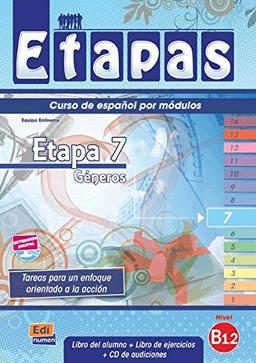 Etapa 7. Géneros -Libro del alumno: Student Book + Exercises + CD (Etapas)