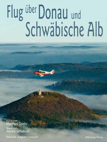 Flug über Donau und Schwäbische Alb