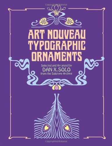 Art Nouveau Typographic Ornaments (Dover Pictorial Archives)