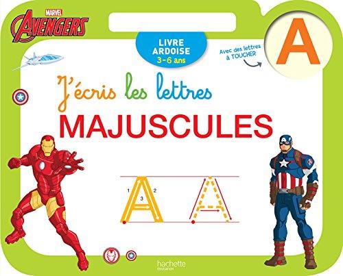 J'écris les lettres majuscules : Avengers : 3-6 ans