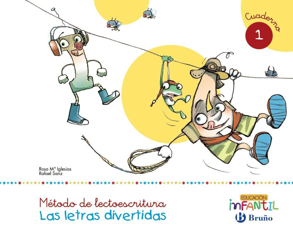 Las letras divertidas Pauta Cuaderno 1 (3 años Educación Infantil)