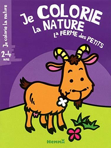 Je colorie la nature : la ferme des petits, 2-4 ans : biquette