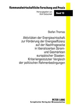 Aktivitäten der Energiewirtschaft zur Förderung der Energieeffizienz auf der Nachfrageseite in liberalisierten Strom- und Gasmärkten europäischer ... Forschung und Praxis)