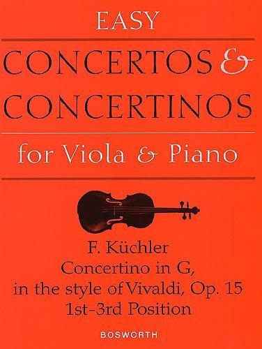 Concertino In G Op.15 -Für Viola und Klavier- (Arnold): Buch für Viola, Klavier